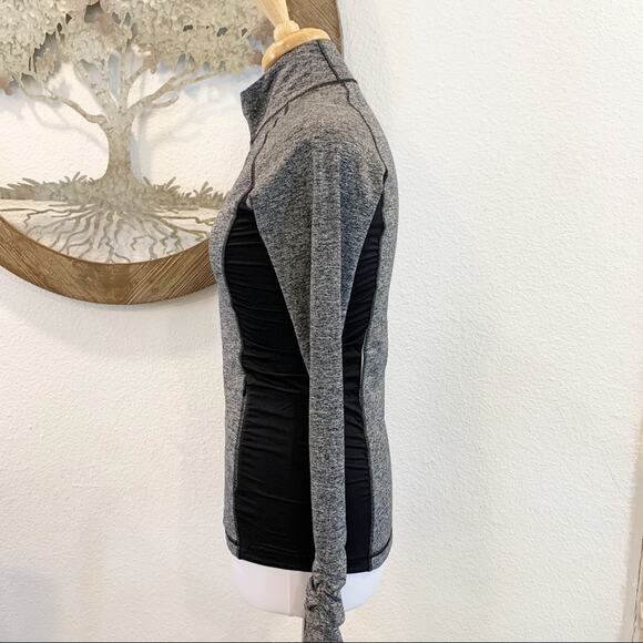 Victoria's Secret VSX Sport Knockout Jacket Gray Spacedye Black Small - Picture 5 of 7